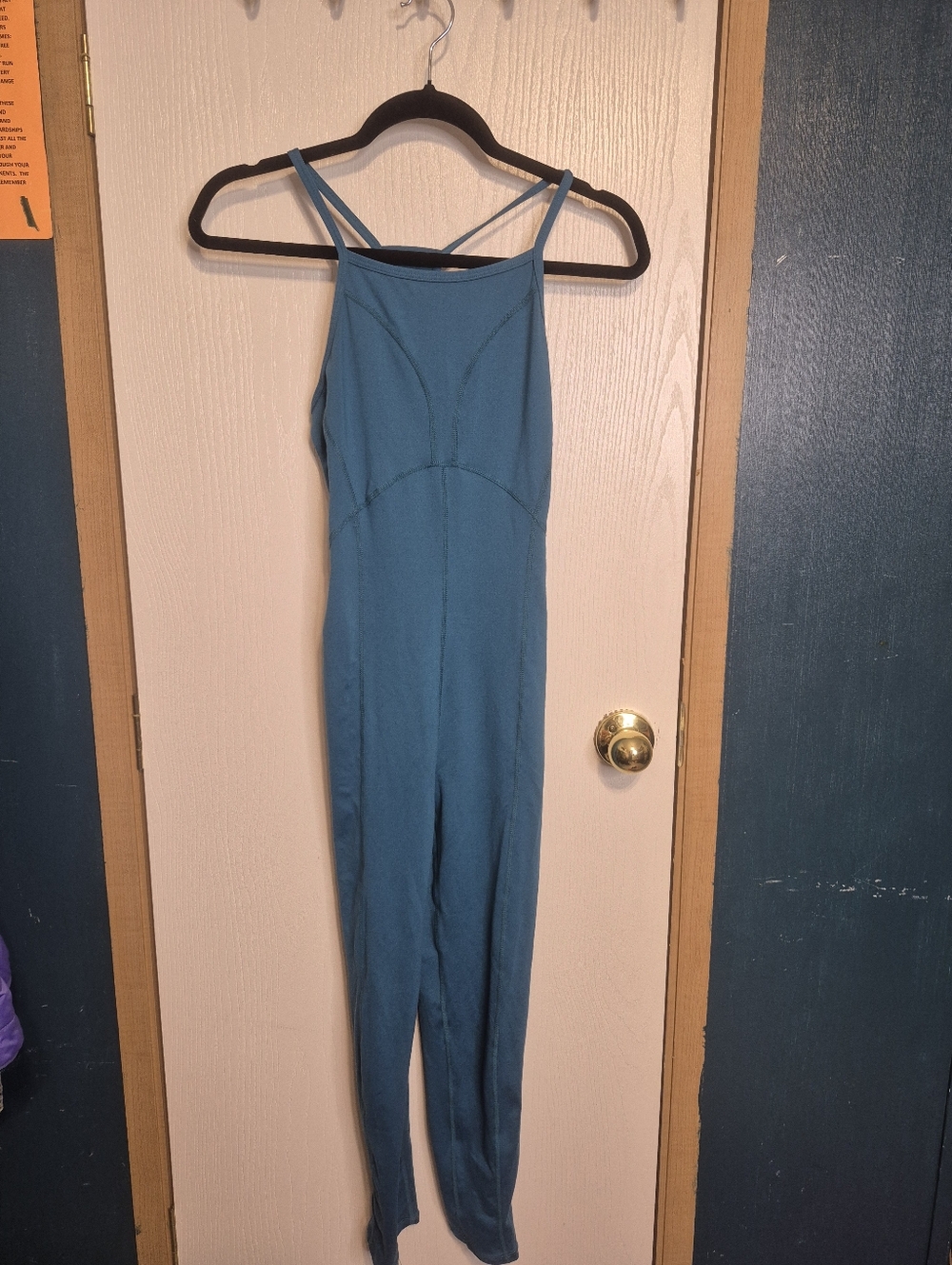 Free People Movement Ashford Side To Side One Piece Jumpsuit teal